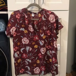 Short sleeve blouse